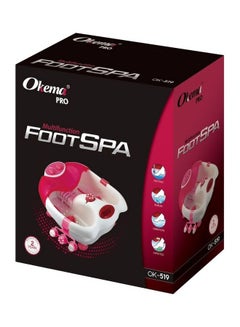 Okema Thermal Foot Spa OK-519 White/Red  - Image 1
