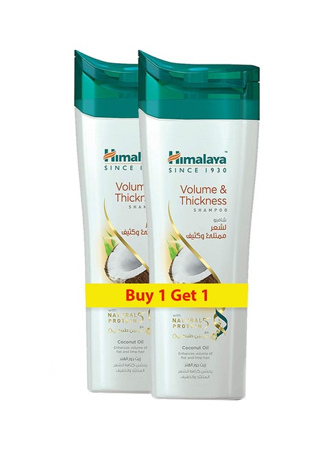 Pack Of 2 Shampoo Volume And Thickness 400ml