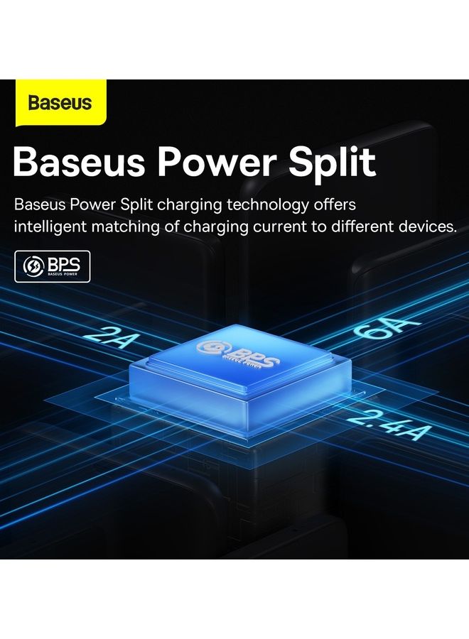 Baseus - Fast Charging USB + C to Type C 100W, Lightning 20W for iPhone 14 Pro Max, and Micro 18W, Data Cable 1.2M Compatible for Apple 13 12 11, MacBook, iPad, Samsung, Huawei, and More Purple - Image 1