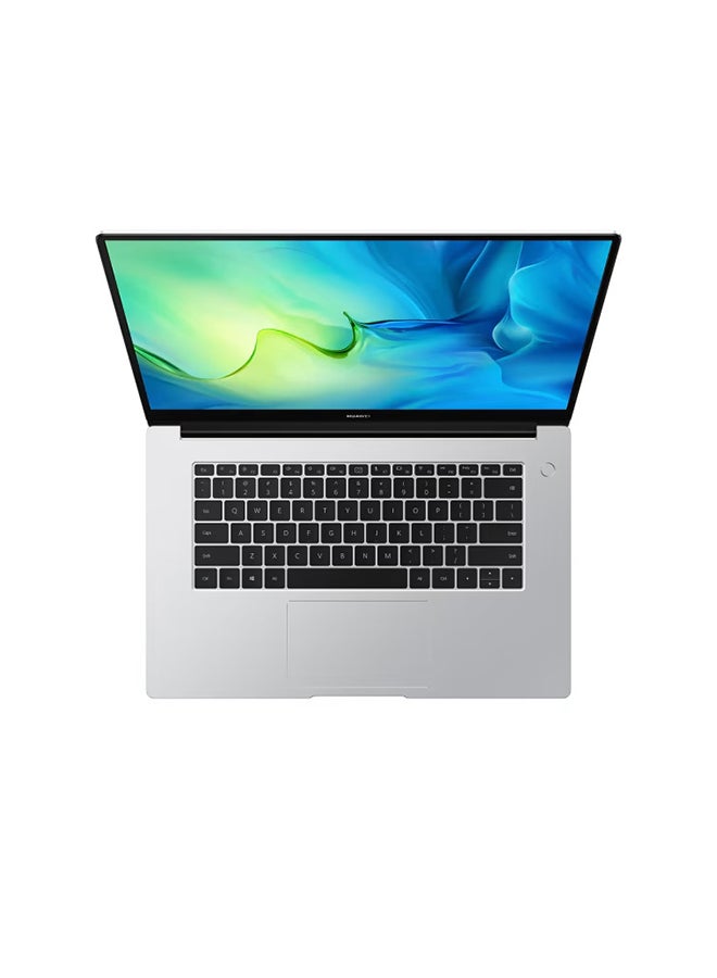 HUAWEI - MateBook D 15 Laptop With 15.6-Inch Display, Intel Core i3-10110U Processor / 8GB RAM / 256GB SSD / Intel UHD 620 Graphics / W10 Home / English Mystic Silver - Image 1