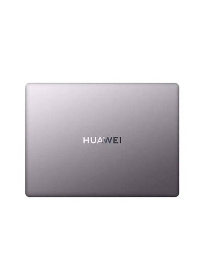 HUAWEI - MateBook 13 Laptop With 13-Inch 2K FullView Screen, 11th Gen Core i3-1115G4 Processor / 8GB RAM / 256GB SSD / Intel Iris Xe Graphics / Fingerprint Power Button / Windows 11 / English/Arabic Space Grey - Image 1
