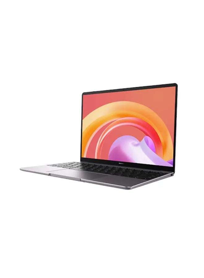 HUAWEI - MateBook 13 Laptop With 13-Inch 2K FullView Screen, 11th Gen Core i3-1115G4 Processor / 8GB RAM / 256GB SSD / Intel Iris Xe Graphics / Fingerprint Power Button / Windows 11 / English/Arabic Space Grey - Image 1
