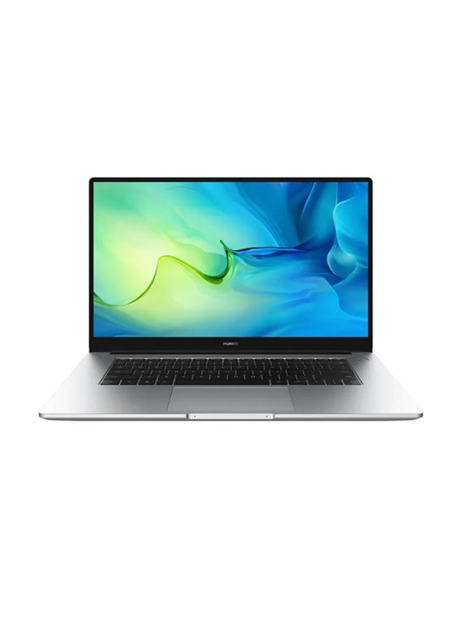 هواوي - ميت بوك دى15 مع شاشة مقاس 15.6 بوصة ومعالج كور i3 1115G4 / ذاكرة وصول عشوائي (رام) سعة 8 جيجابايت / 256 جيجابايت اس اس دي / رسومات انتل ايريس اكس اي سعة 8 جيجابايت / نظام تشغيل ويندوز 11 الإنجليزية/العربية ميستك فضى - Image 1