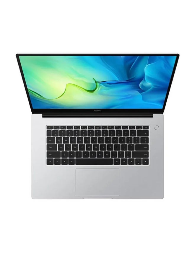هواوي - ميت بوك دى15 مع شاشة مقاس 15.6 بوصة ومعالج كور i3 1115G4 / ذاكرة وصول عشوائي (رام) سعة 8 جيجابايت / 256 جيجابايت اس اس دي / رسومات انتل ايريس اكس اي سعة 8 جيجابايت / نظام تشغيل ويندوز 11 الإنجليزية/العربية ميستك فضى - Image 1