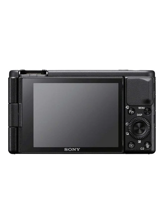 Sony Zv-1 Vlog Camera With Fast And Precise Focus Transition, Pro-Quality Bokeh, Product Showcase Setting, Vari Angle Screen, 4K Hdr Video, Selfie And More Dsc-Zv1, Black