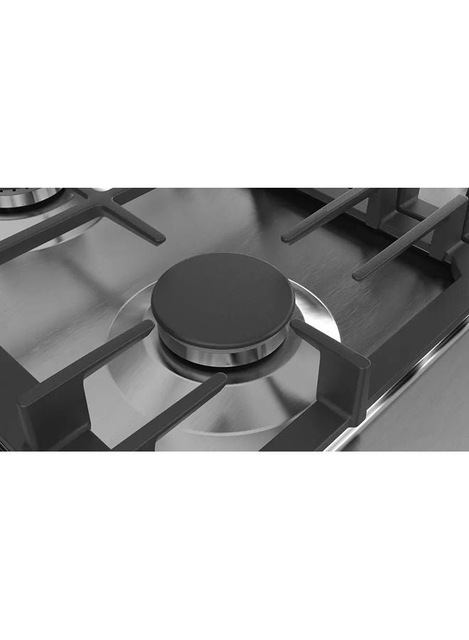 BOSCH Built-in Gas Hob 5 Burner 75 CM PCQ7A5M90 Silver - Image 4