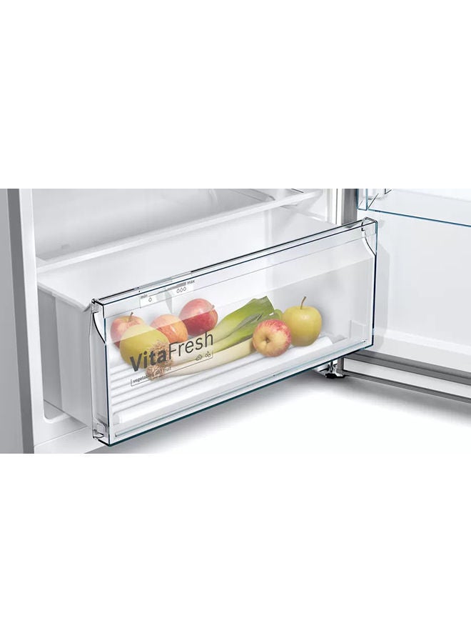 BOSCH - Lotus Refrigerator With Freezer At Topdigital No Frost Inox 1800 W KDN43VL2E8 Silver - Image 1