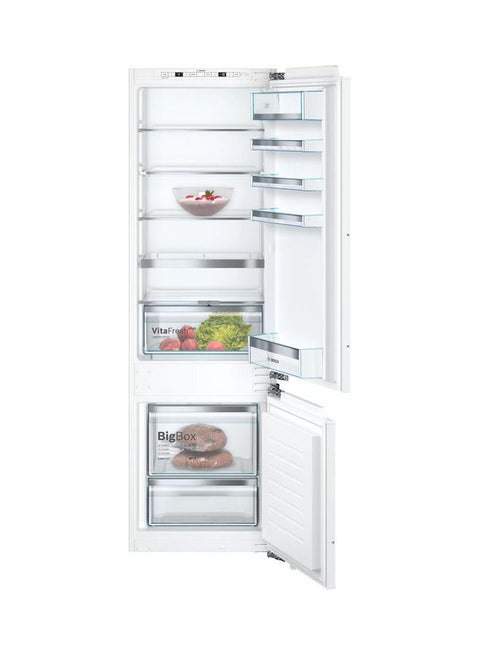 Built-In Fridge With Freezer At Bottom Flat Hinge 1000 W KIS87AF3E8 White