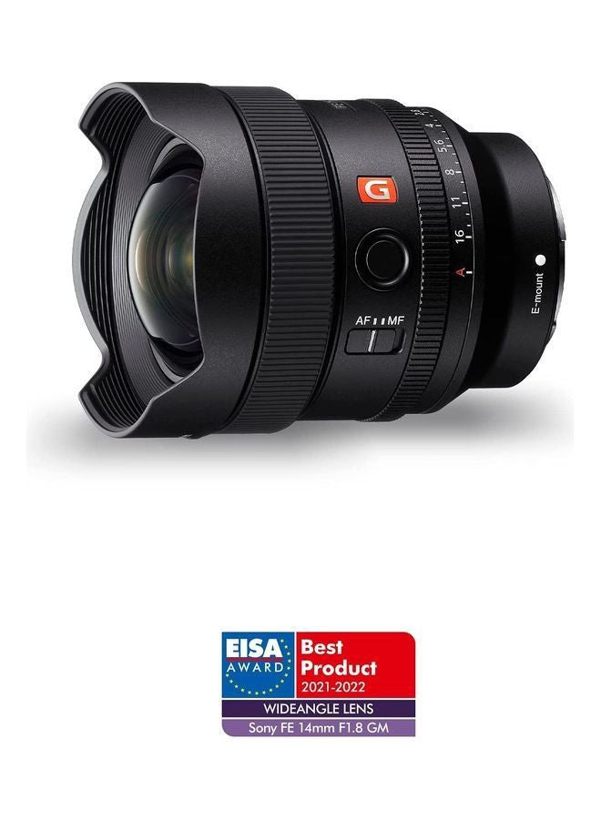 Sony - SEL14F18GM Full Frame FE 14mm F1.8 GM Premium G Master Series Prime Lens, Black - Image 1