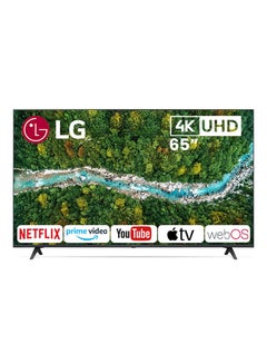 65 inches UHD 4K Smart TV, Active HDR, WebOS Operating System, ThinQ AI EG 65UP7750PVB Black