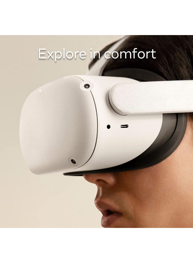 Meta - Quest 2 Advanced All-In-One VR Headset 128GB White - Image 1