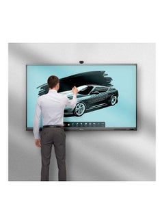 86 Inch Advanced Interactive Display 4K Ultra HD Screen Transmission Automatic Sound Bar Collaborative Comfortable Viewing 86WR6BE Black