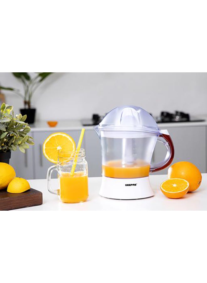 جيباس عصارة حمضيات - عصائر سريعة وصحية ومغذية - مع قمعين 1.2 L 25 W GCJ5384 أبيض  - Image 2