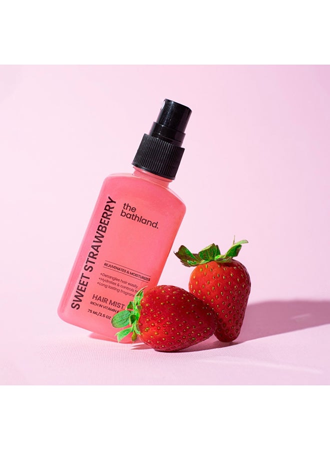 the bath land Thebathland Hair Perfume & Mist Strawberry - 80ml  - Image 2