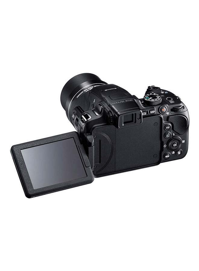 كاميرا DSLR D5600 مع عدسة AF-P DX NIKKOR 18-55mm f/3.5-5.6G VR بدقة 24.2 ميجابكسل، واي فاي مدمج، NFC وبلوتوث، لون أسود