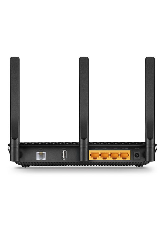 TP-LINK - Archer VR600 AC1600 Wireless Gigabit VDSL/ADSL Modem Router 1733Mbps+300 Black - Image 1