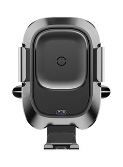 Baseus Wireless Car Charger,10W Qi Fast Charging Auto-Clamping Mount, Air Vent Phone Holder For iPhone 13/13 Pro/12 12/11/XR/X/8, Samsung S20/Note 10+/S10/S9 And More Black  - Image 1