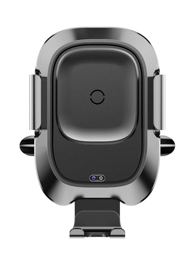 Baseus Wireless Car Charger,10W Qi Fast Charging Auto-Clamping Mount, Air Vent Phone Holder For iPhone 13/13 Pro/12 12/11/XR/X/8, Samsung S20/Note 10+/S10/S9 And More Black  - Image 1