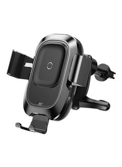 Baseus Wireless Car Charger,10W Qi Fast Charging Auto-Clamping Mount, Air Vent Phone Holder For iPhone 13/13 Pro/12 12/11/XR/X/8, Samsung S20/Note 10+/S10/S9 And More Black  - Image 2