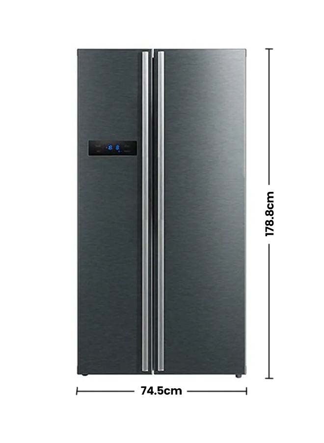 باناسونيك ثلاجة ببابين جنباً إلى جنب 240 W NR-BS700MSSA رمادي داكن - Image 1