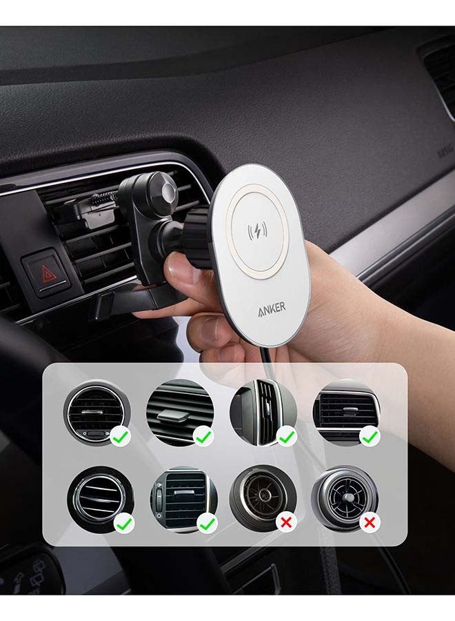 Anker - Powerwave Magnetic Charging Car Mount Black - Image 1