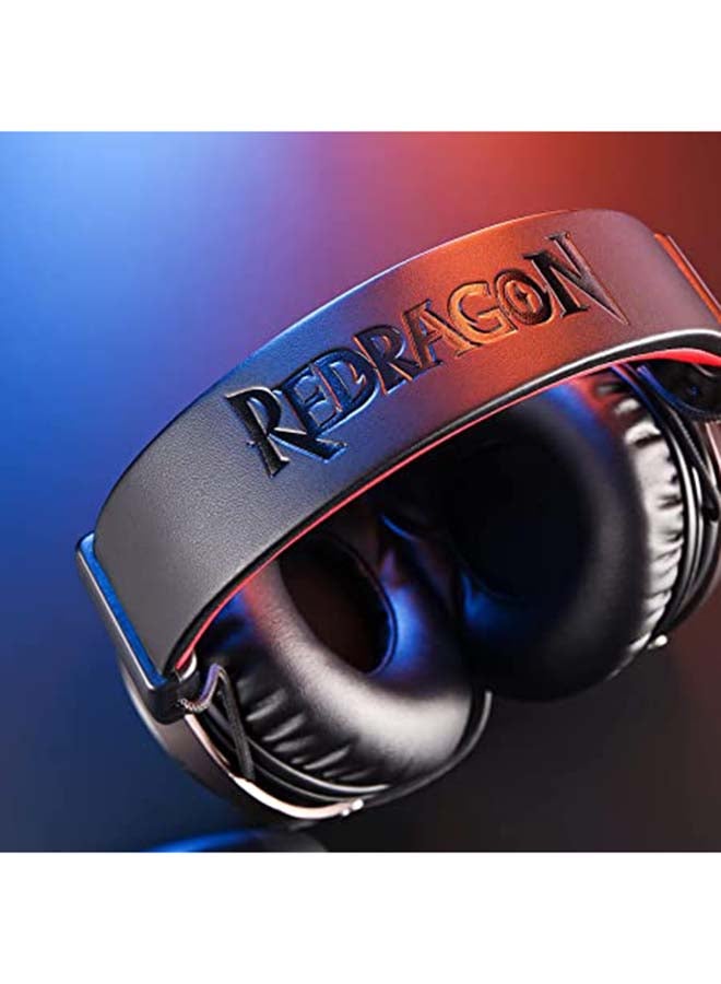 REDRAGON - H520 Icon Wired Gaming Headset, 7.1 Surround Sound - Memory Foam Earpads - 50MM Drivers High_End Headphone- Detachable Microphone with Pro Driver - Works with PC, PS4/3 & Xbox One - Image 1