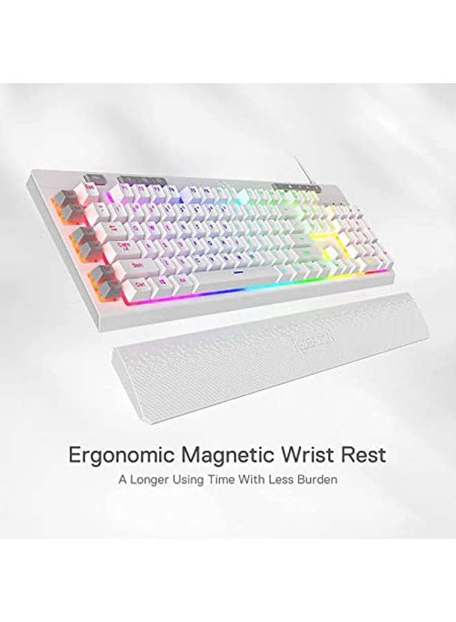 REDRAGON - K512 SHIVA RGB Membrane Gaming Keyboard With 8 Multimedia Keys-6 Macro Keys - Image 1