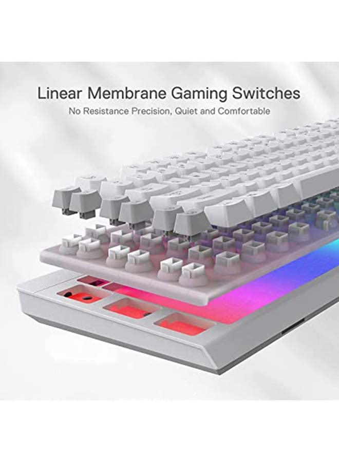 REDRAGON - K512 SHIVA RGB Membrane Gaming Keyboard With 8 Multimedia Keys-6 Macro Keys - Image 1
