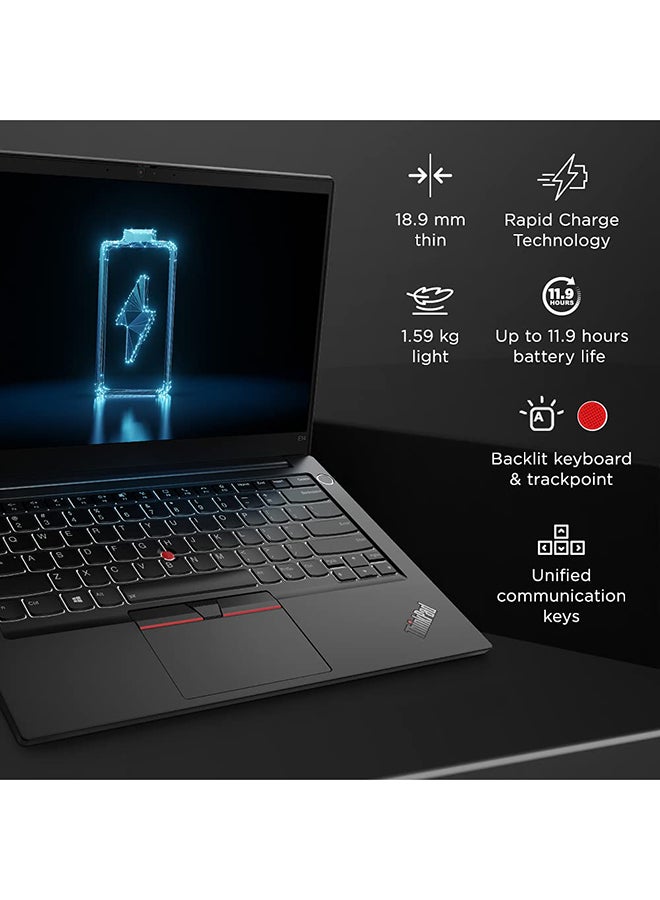 Lenovo - ThinkPad L14 Gen 2 laptop With 14-Inch FHD IPS Anti-Glare Display, Core i7-1165G7 Processor/8GB RAM/512GB SSD/Windows 10 Pro/Integrated Intel Iris Xe Graphics With Fingerprint Reader English/Arabic Black - Image 1