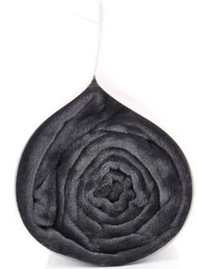 Mintra - Blanket With Its Soft Textile Combination Dark Grey 220X240cm - Image 1