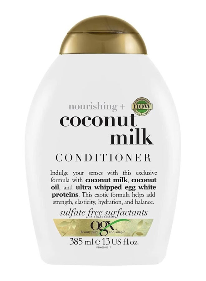 Ogx Nourishing Plus Coconut Milk Conditioner 385ml  - Image 1