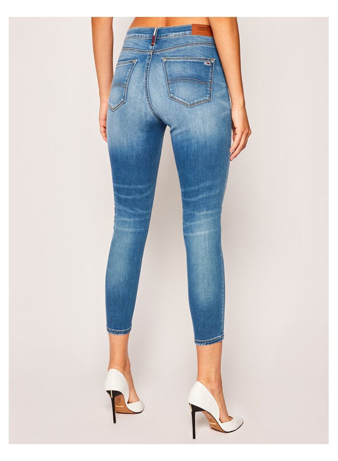 TOMMY JEANS - Nora Skinny Ankle Mid Blue - Image 1