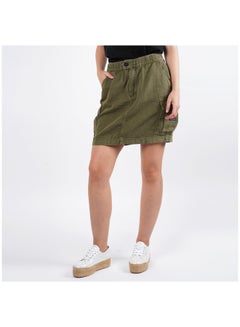 Short Cargo Skirt Olive Tree Canvas