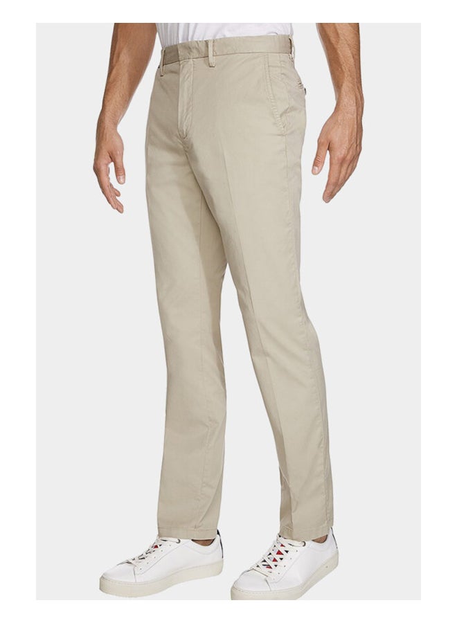 TOMMY HILFIGER - Denton TH Flex Straight Fit Chinos Light Beige - Image 1