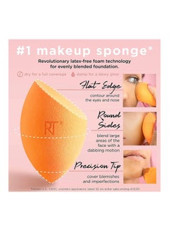 REAL TECHNIQUES 4 Miracle Complexion Sponges Orange  - Image 3