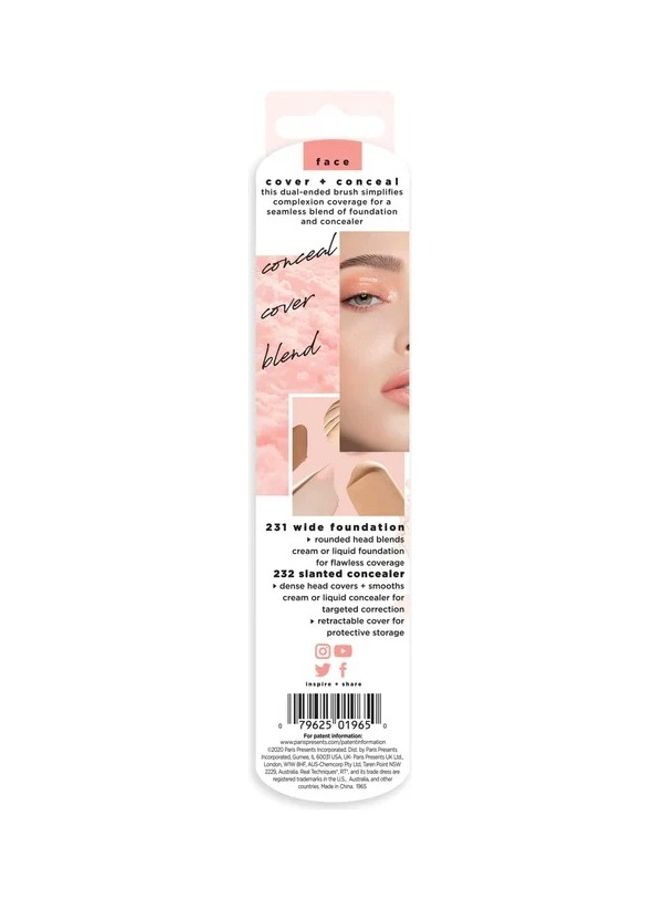 REAL TECHNIQUES Cover & Conceal Dual Ended Brush Multicolour  - Image 3