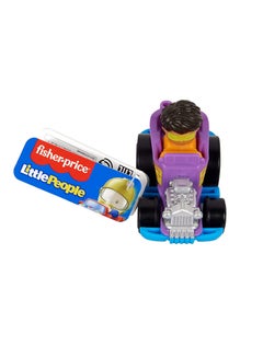 Fisher-Price Fisher-Price Little People Wheelies Hot Rod - GMJ23 ~ Purple and Blue Collectible Car  - Image 1