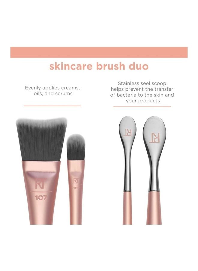 REAL TECHNIQUES - Skincare Brush Duo Multicolour - Image 1