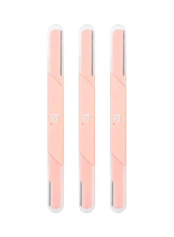 REAL TECHNIQUES Face & Brow Razors Multicolour 1.74grams  - Image 1