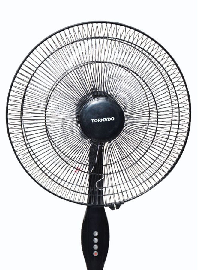 TORNADO - Stand Fan 16 Inch, 4 Blades TSF-16W Black - Image 1