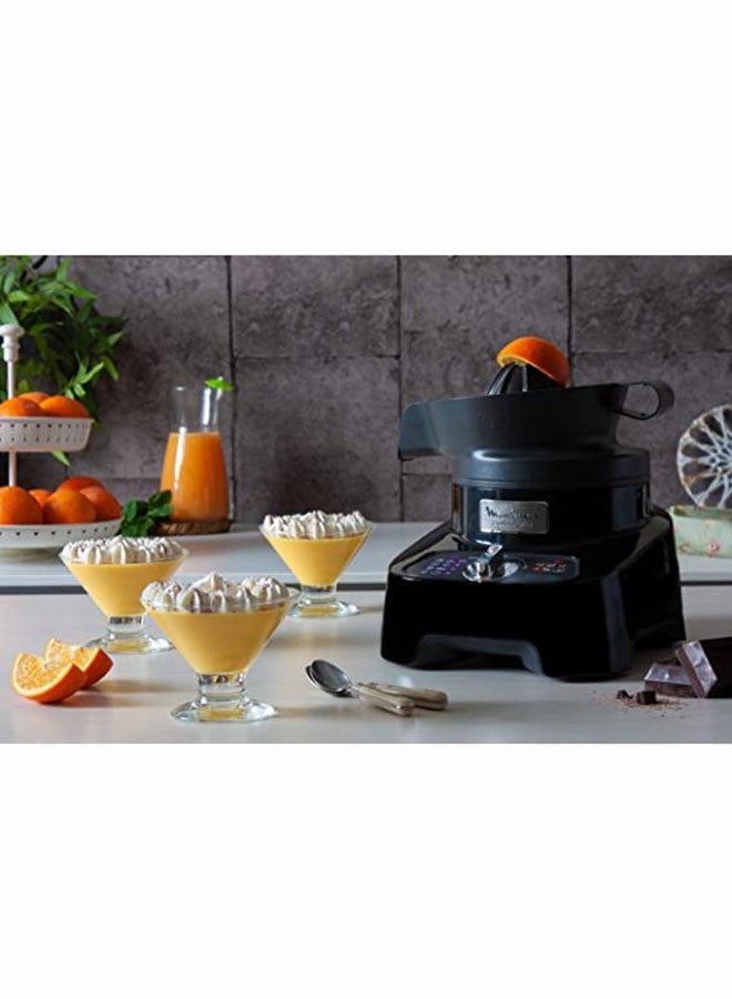 Moulinex - Double Force Food Processor with 10 attachments, 34 functions, 3L Bowl, 2L Blender, 3 L 1000 W FP824825 Black - Image 1