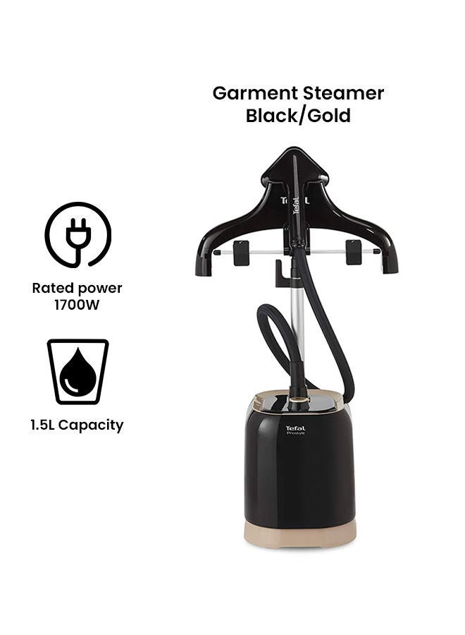 تيفال جهاز كي الملابس بالبخار الاحترافي 1.5 L 1700 W IT3420M0 أسود/ذهبي - Image 2