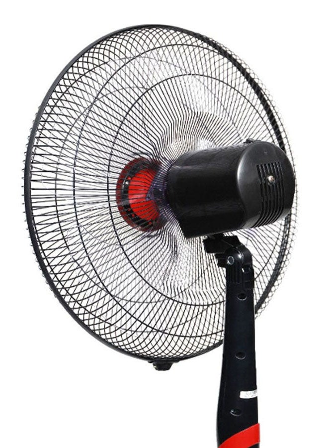 TORNADO - Stand Fan 18 Inch, 4 Blades 75 W TSF-18XW Black x Red - Image 1