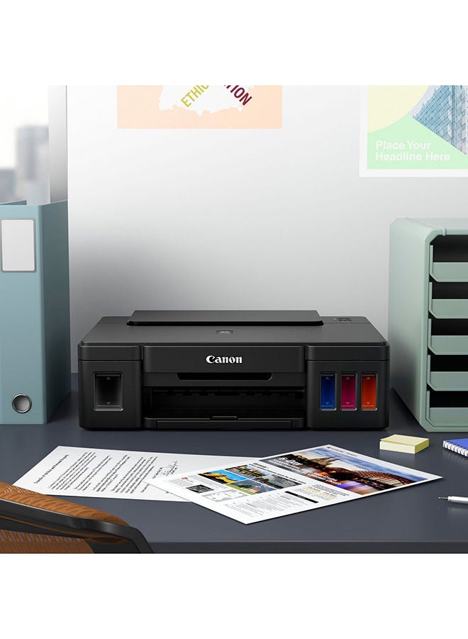 Canon - Canon PIxma Photo Paper Printing Printer With Borderless Printing Function Black - Image 1