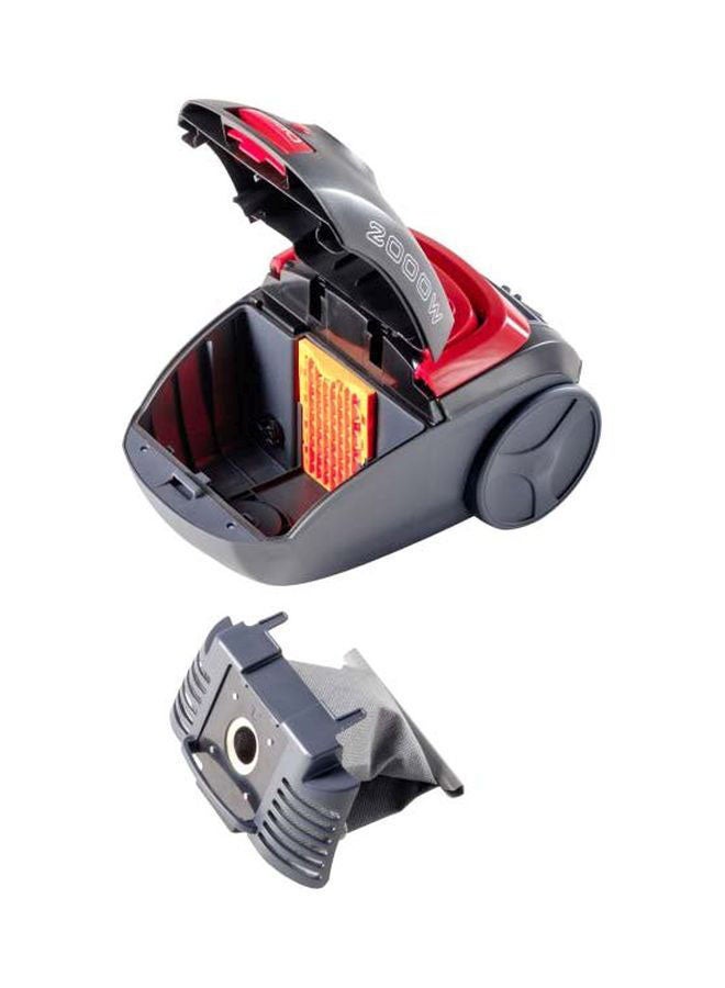 HOOVER - Vacuum Cleaner 2.3 L 2000 W TCP2010020 Black/Red/Grey - Image 1