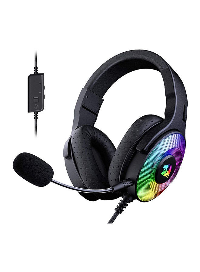 REDRAGON - H350 Pandora Rgb Wired Gaming Headset, Dynamic Rgb Backlight - Stereo Surround-Sound - 50 Mm Drivers - Detachable Microphone, Over-Ear Headphones Works For Pc/Ps4/Xbox One/Ns - Image 1