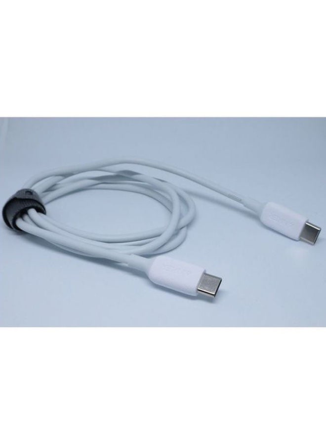 آنكر - كابل باور لاين 3 بمنفذ USB-C إلى منفذ USB-C أبيض - Image 1