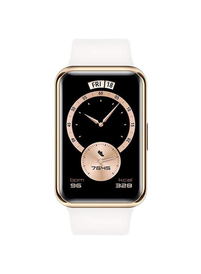 HUAWEI - Watch Fit Elegant Edition Frosty White - Image 1