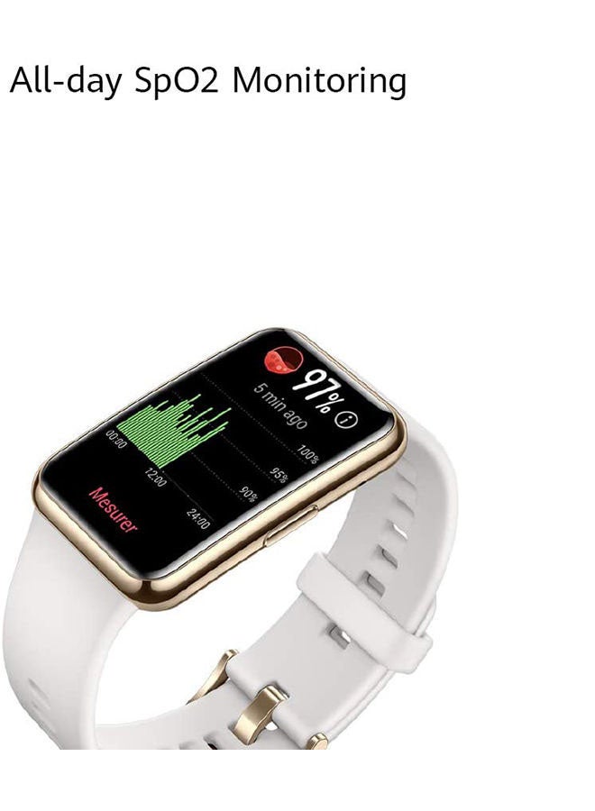 HUAWEI - Watch Fit Elegant Edition Frosty White - Image 1