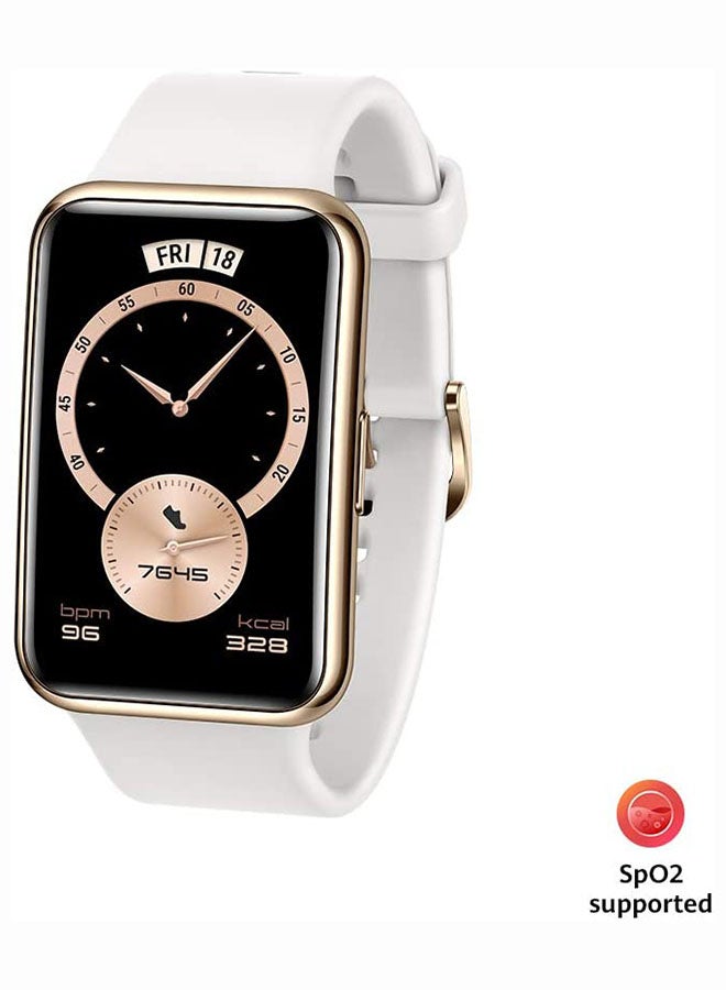 HUAWEI - Watch Fit Elegant Edition Frosty White - Image 1